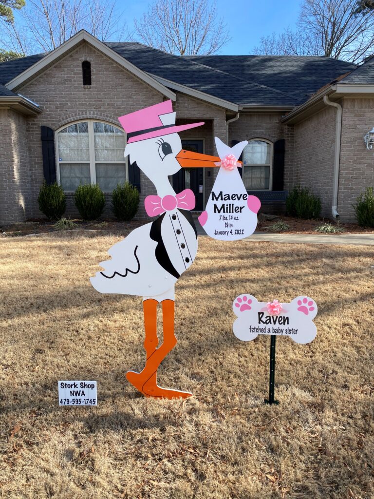 new baby yard sign